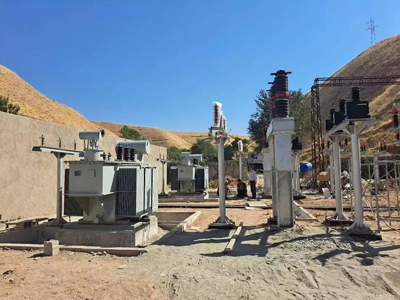 Proyecto de subestación de Tayikistán: instalación de aparamenta de media tensión y equipos de alta tensión