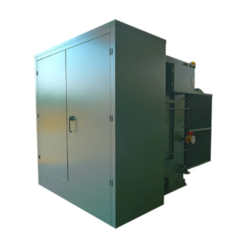 Subestación tipo americana compacta tipo caja con aislamiento de aceite de transformador Subestación tipo americana compacta tipo caja con aislamiento de aceite de transformador
